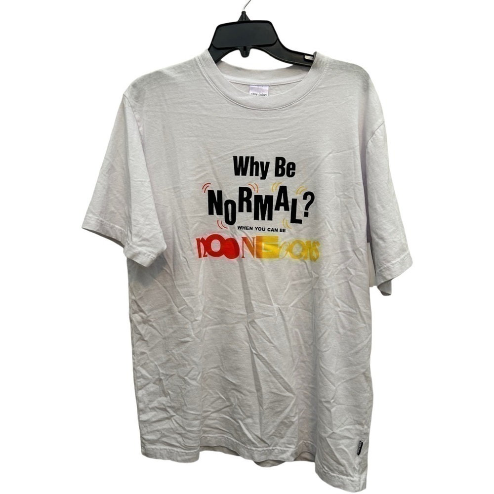 noon Goons "why be normal" tshirt